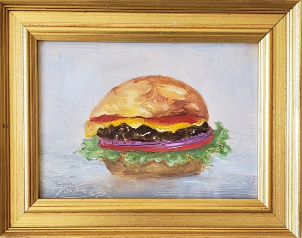 "How About A Burger" 5x7