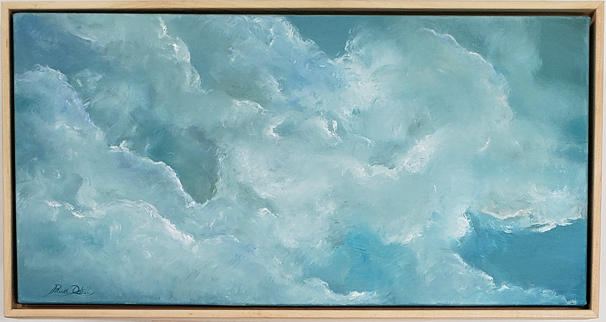 "Aqua Skies" 12x24