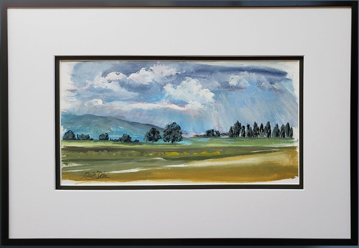 "Daybreak On The Prairie" 19.5 x 13.5