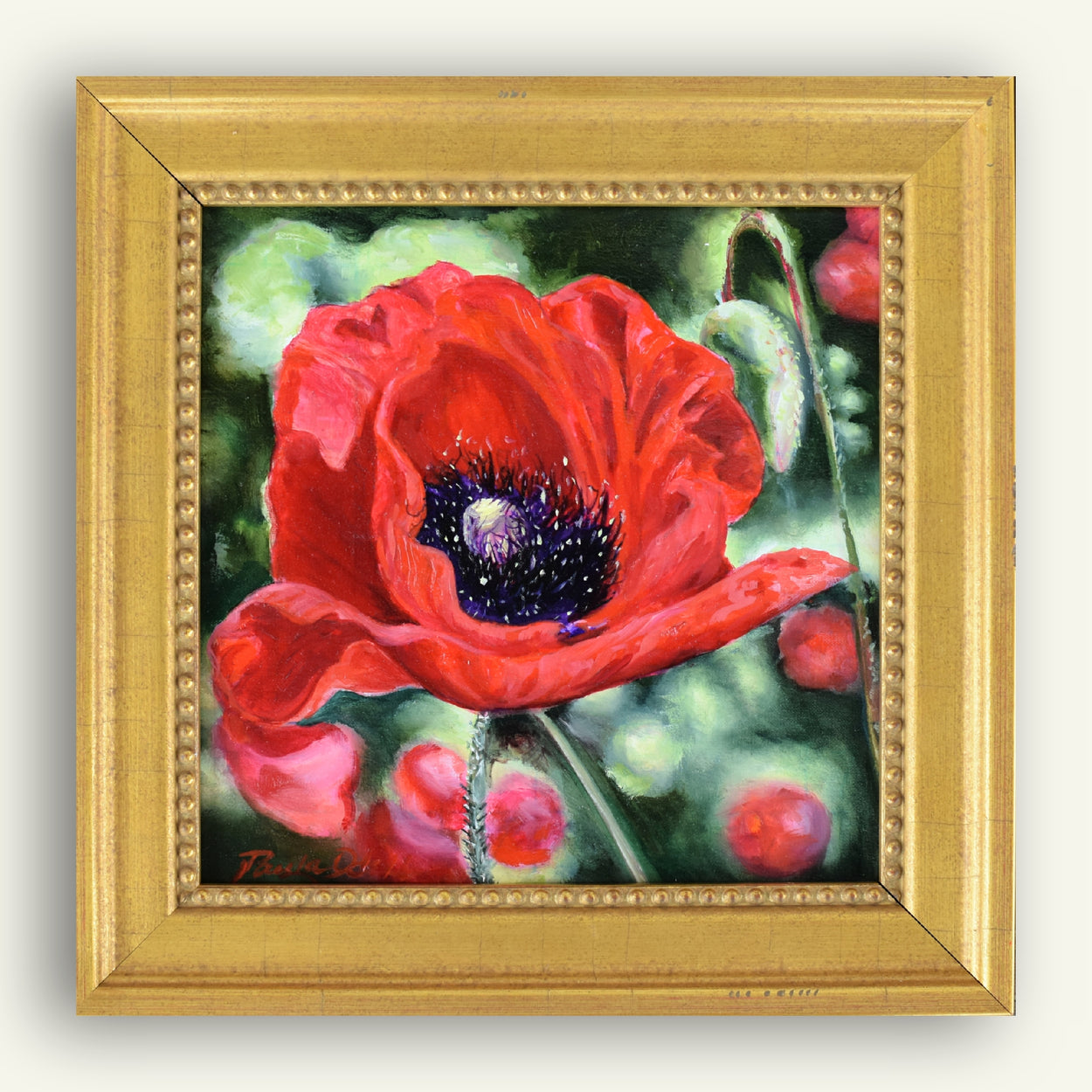 "Lady In Red" 8x8