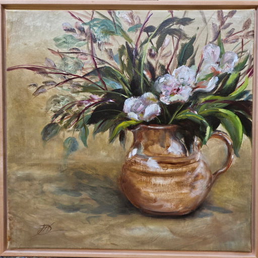 "Gathered Stems" 18x18