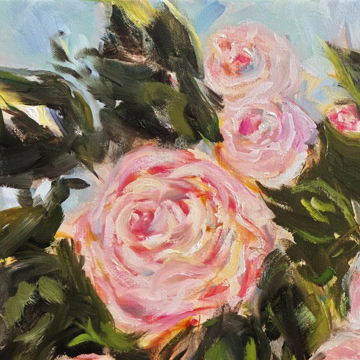 "Garden Party" 18x18