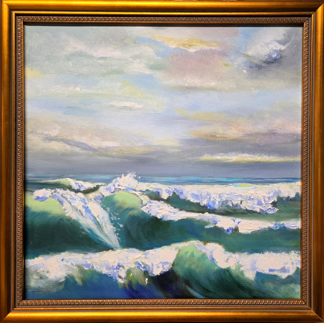 "Wild Surf"... 12x12"