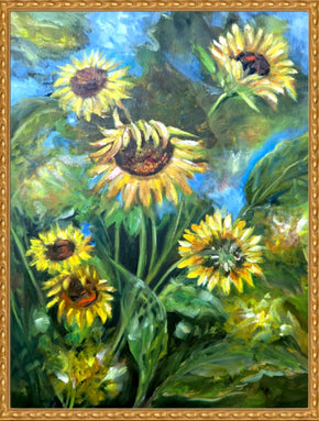 "Sunlit Conversations" ... 18x24