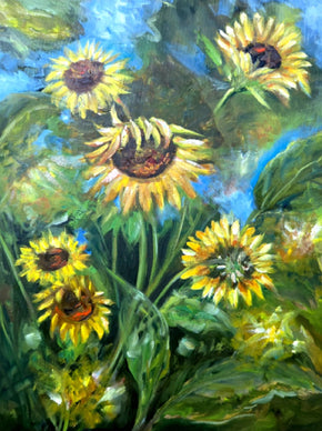 "Sunlit Conversations" ... 18x24