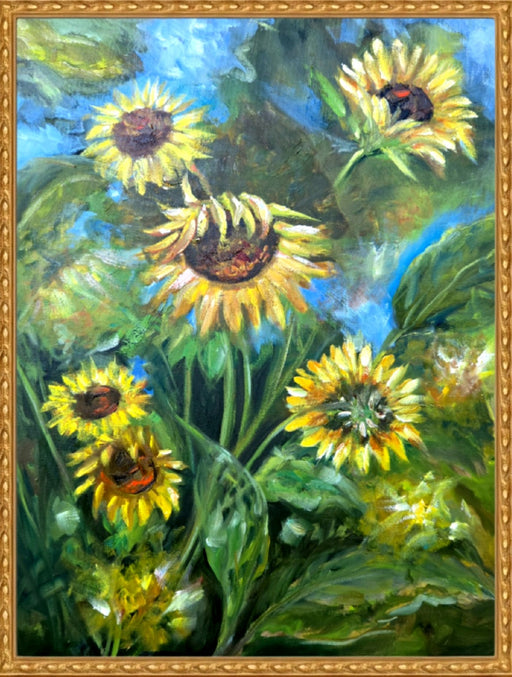 "Sunlit Conversations" ... 18x24