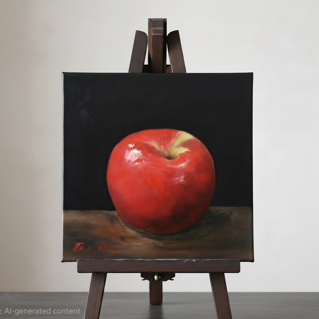 "An Apple A Day VI"    6x6