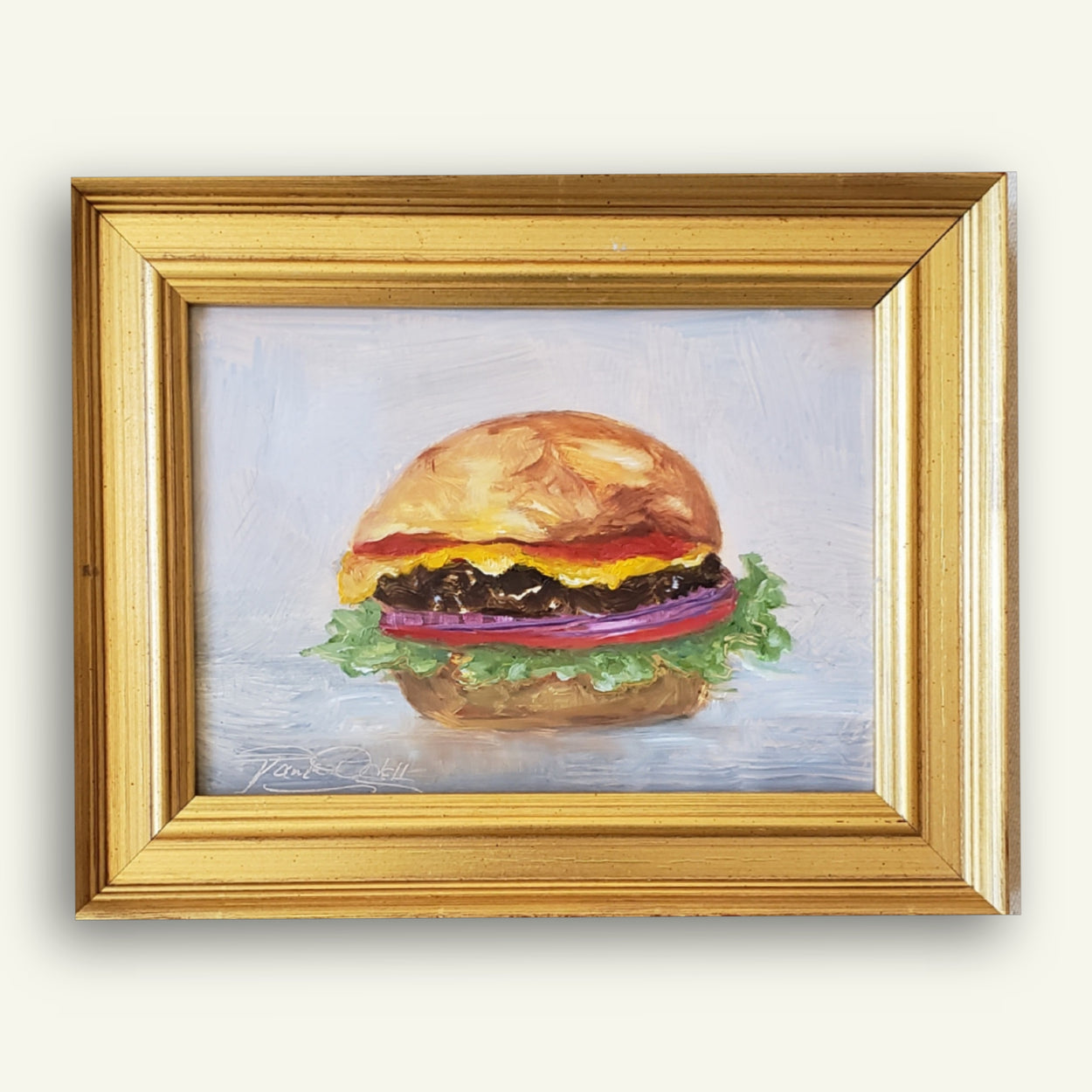 "How About A Burger" 5x7